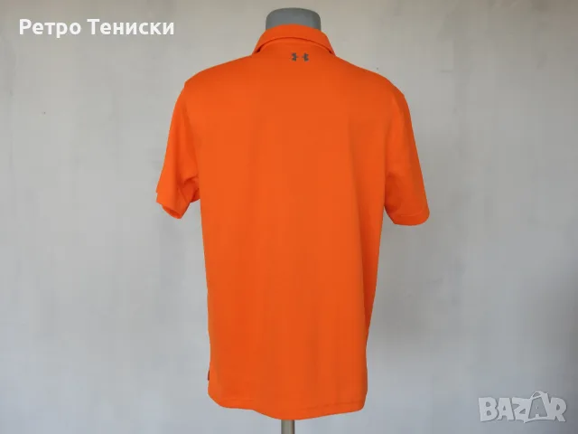 Поло тениска Under armour — Мъже размер L Оранжево, снимка 2 - Тениски - 56314898