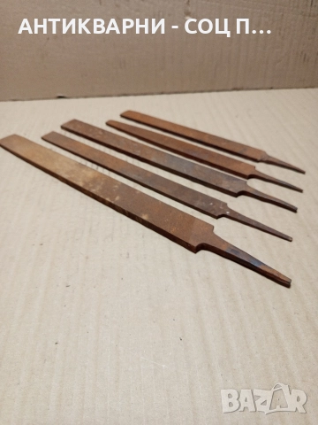 Комплект Соц Стари Калени Пили. , снимка 2 - Антикварни и старинни предмети - 52818233