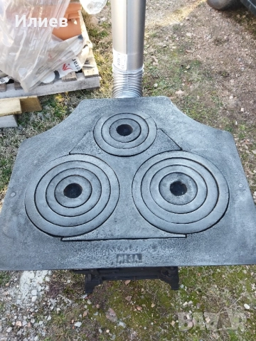 Чугунена печка, антика, уникат, снимка 7 - Антикварни и старинни предмети - 51829611