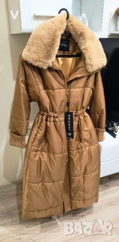 Дамска шапка от естествен пух косъм от енот и естествена вълна Willi , снимка 8 - Шапки - 52616680