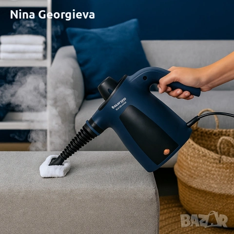 Парочистачка Taurus Rapidissimo Clean Pro -1050W, 3.5 bar, 9 аксесоара, снимка 3 - Парочистачки и Водоструйки - 53853322