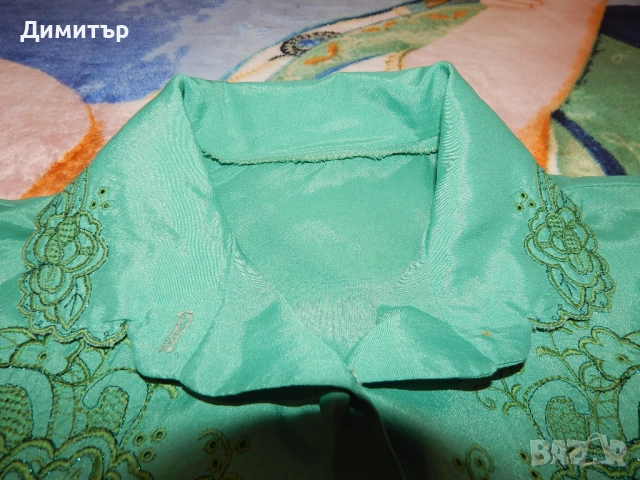 Дамска риза с бродерия М-Л размер, снимка 6 - Ризи - 51998344