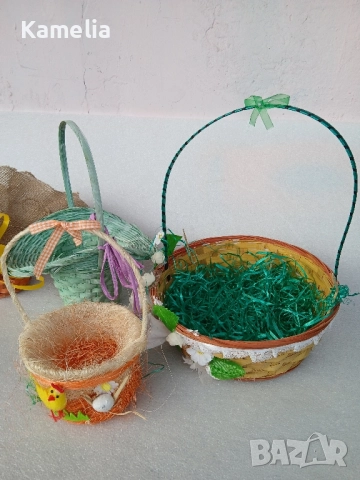 4 броя Кошници, снимка 3 - Декорация за дома - 51079484