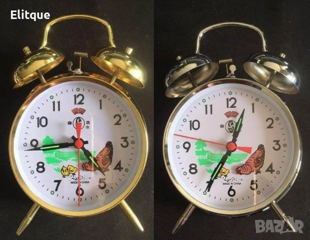 Класически ретро механичен будилник, снимка 16 - Други стоки за дома - 52605773