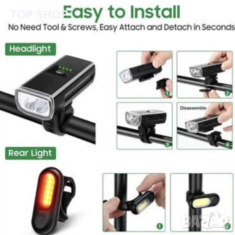 LED светлини за велосипеди, снимка 5 - Аксесоари за велосипеди - 48756459