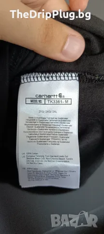 Carhartt мъжка тениска размер 2ХЛ чернс, снимка 3 - Тениски - 56202166