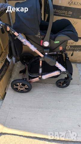 Комбинирана количка 3 в 1 вкл. кош за новородено/кола, зимен/летен кош, снимка 8 - Детски колички - 51090036