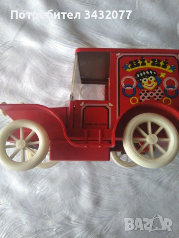 Стара руска ламаринена играчка, снимка 3 - Антикварни и старинни предмети - 53711706