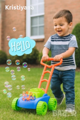 Музикална косачка със сапунени балони, снимка 2 - Музикални играчки - 53277451
