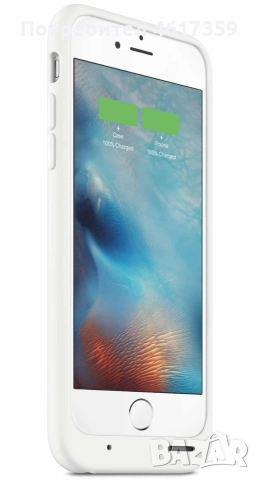 Apple iPhone 6 / 6s Smart Battery Case Бял, снимка 3 - Външни батерии - 52818644