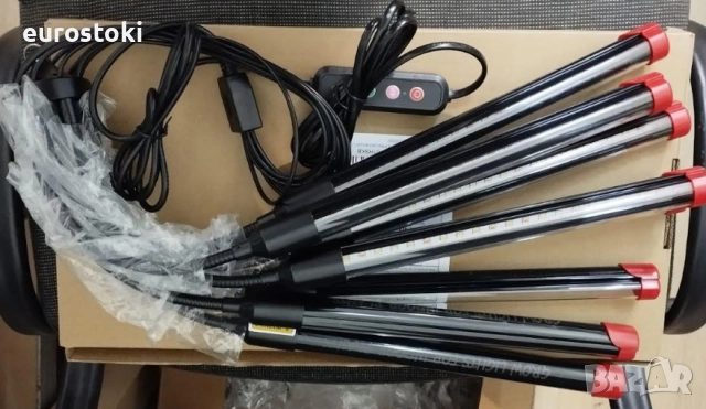 Висяща LED лампа за отглеждане на растения GroCruiser с 8 глави, фитолампа за растения с пълен спект, снимка 6 - Други - 51672872