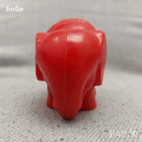 Стара Соц Българска Пластмасова Играчка Касичка Слон, снимка 4 - Колекции - 49461581