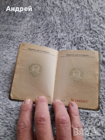 Стар паспорт #2, снимка 4 - Други ценни предмети - 53623716
