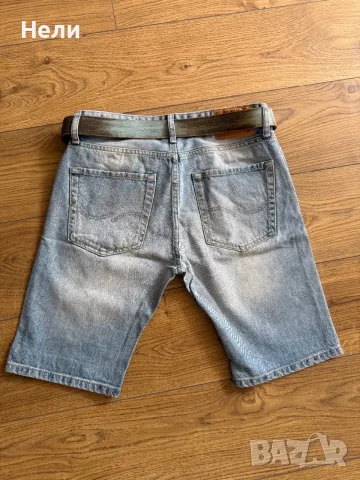 Jack & Jones Мъжки нови къси дънки и тениска, снимка 12 - Къси панталони - 55709566