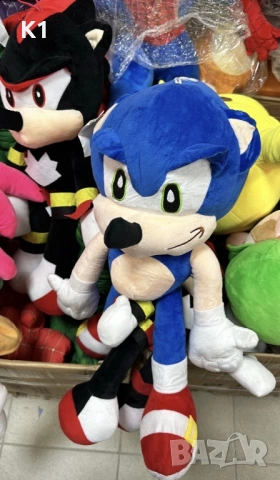 Соник плюшен 55см Sonic таралежа