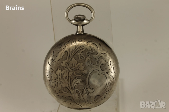 LIP Chronometre Сребърен Швейцарски Джобен Часовник, снимка 6 - Антикварни и старинни предмети - 52537932