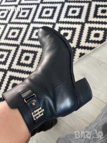 Tommy Hillfiger Кожени Боти 37, снимка 2 - Дамски боти - 47993478