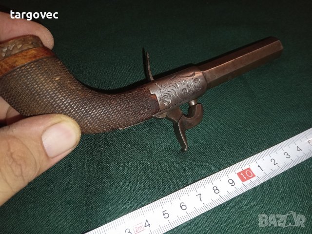 красив малък предно заряден пищов, снимка 4 - Антикварни и старинни предмети - 42012857