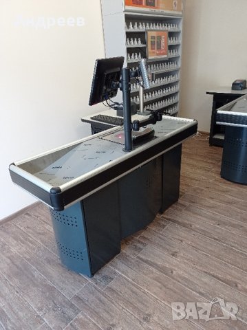 Каса за магазин / Касово място/ с вграден баркод скенер Магелан 8402 и везна Бизерба, снимка 16 - Оборудване за магазин - 31840999