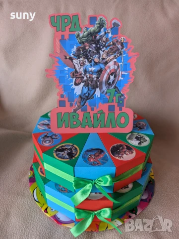 Картонена торта Отмъстителите