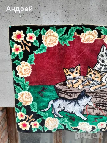 Старинен ковьор,покривка за стена #240, снимка 3 - Антикварни и старинни предмети - 50271309