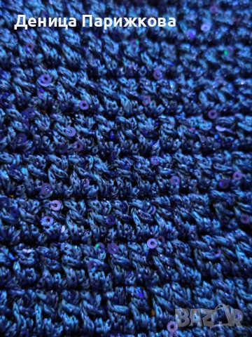 Ръчно плетена елегантна дамска чанта клъч модел „Аврора"“, снимка 6 - Чанти - 52748957