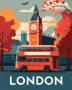 Комплект за рисуване по номера London, Figured'Art, 40 х 50 см, снимка 5