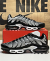 Nike TN AirMax Black Silver Metalic / Outlet, снимка 2