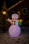 Надуваем Снежен човек с LED светлини-120 см./Коледна украса/декорация, снимка 1
