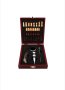 Стилен подарък - кутия с аксесоари за вино и комплект шах, снимка 1 - Подаръци за мъже - 42357019