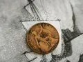 Монета - Великобритания - 1 пени | 1918г., снимка 1