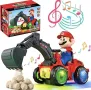 Интерактивна играчка трактор Супер Марио, музикален и светещ, снимка 1