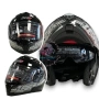 Модуларна Каска flip-up, Черно/Сиво, S*M*L*XL, снимка 1