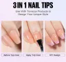 TOMICCA Soft Gel Nail Tips Комплект гел нокти, снимка 1