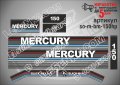 Стикери за извънбордови двигател Mercury Black Max 150 hp