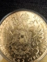 Позлатена с 24 карата злато голяма монета 4 Дуката 1915 г със сертификат , снимка 2