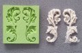 съеденени елементи орнамент орнаменти силиконов молд форма, снимка 2