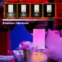 Безжива лампа с RGB E14, акумулаторна, дистанционно, таймер и димер, снимка 2