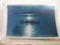 Картичка "Русе. Залѣзъ слънце на Дунава", снимка 1