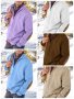Мъжки моден ежедневен свободен пуловер с половин цип, 5цвята - 023