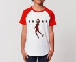 Детски двуцветни тениски Nike Air Jordan принт,, снимка 1 - Детски тениски и потници - 34260626