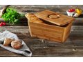 Висококачествена бамбукова кутия за хляб + дъска, снимка 1