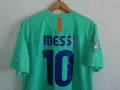 Барселона Меси 2010-2011 Оригинална Тениска Фланелка 2XL Nike Barcelona Messi Екип, снимка 4