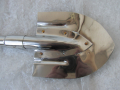 Нова, малка лопатка - шансов инструмент от неръждаема хром никелова стомана,арт,старинна,винтидж, снимка 7