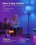 Умна подова лампа DUSKTEC с регулируема височина и Alexa, снимка 2