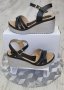 Дамски сандали на платформа в черен цвят, снимка 1 - Сандали - 41123980