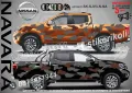 Nissan X-Trail SK-SJV3-N-X-T Кaмуфлаж Офроуд Джип Пикап Лодка Camouflage Off-Road стикери, снимка 5