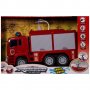 Детска играчка пожарна кола пръскаща вода - със звук и светлини - 24 см., снимка 3