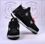 Nike Jordan Retro 4 PSG, Pure Money, Black Canvas, снимка 14