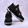 Nike Jordan Retro 4 PSG, Pure Money, Black Canvas Мъжки Дамски Маратонки, снимка 4